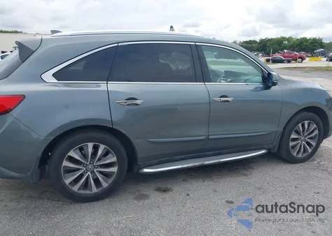 2014 Acura Mdx Technology Package из США, поврежденный, VIN 5FRYD3H46EB016257